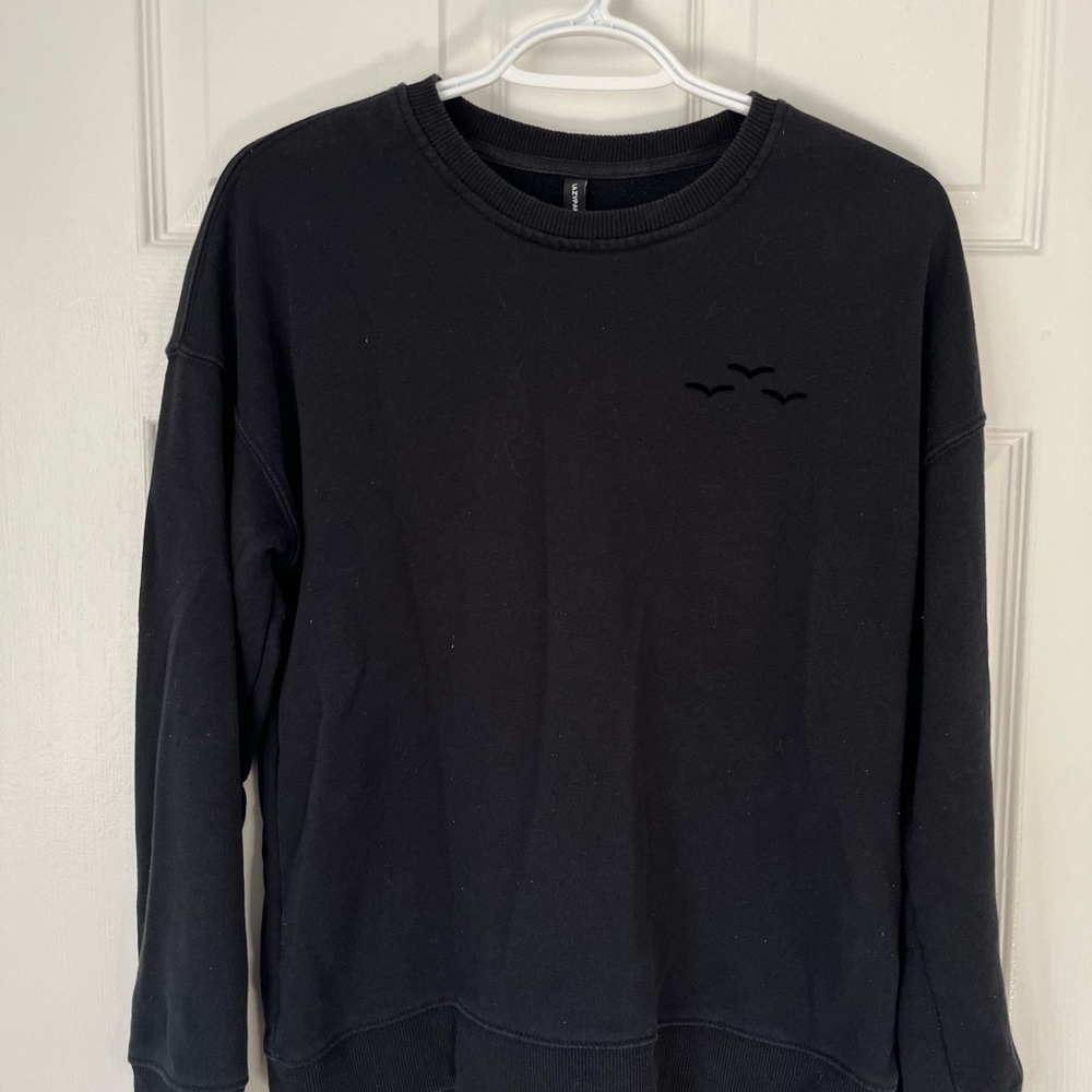Lazypants Black Crew Neck Sweater